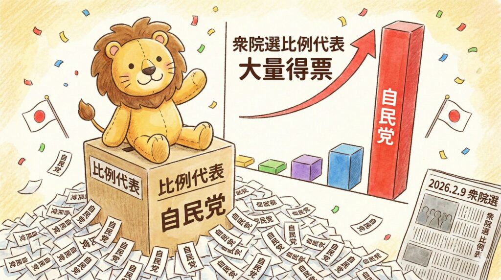 自民党はなぜ比例で14議席を失った？候補者不足が起きた理由を整理